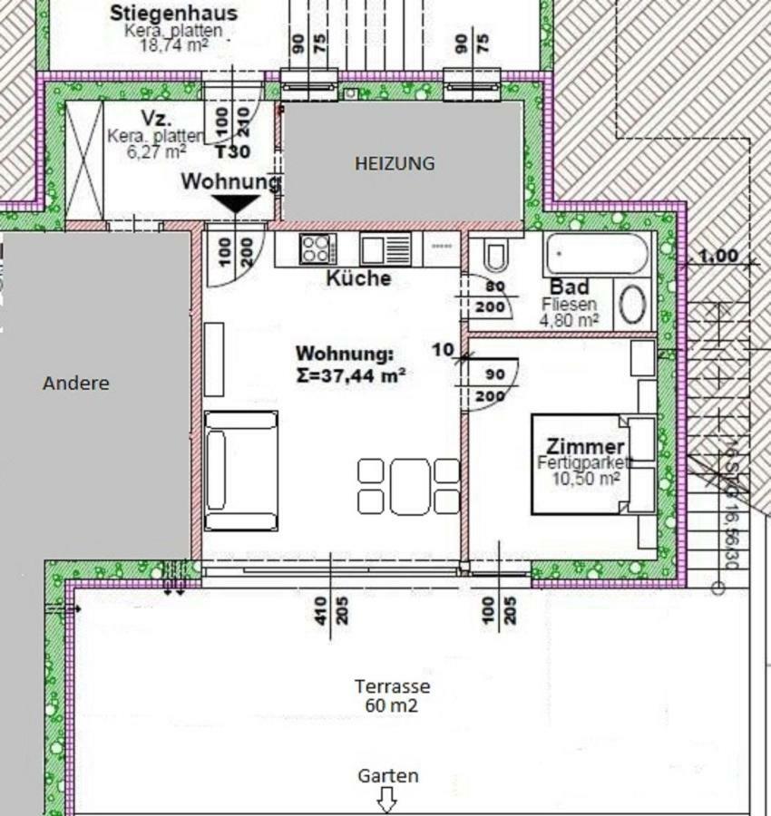 Ferienwohnung Dream House Grobming Exterior foto